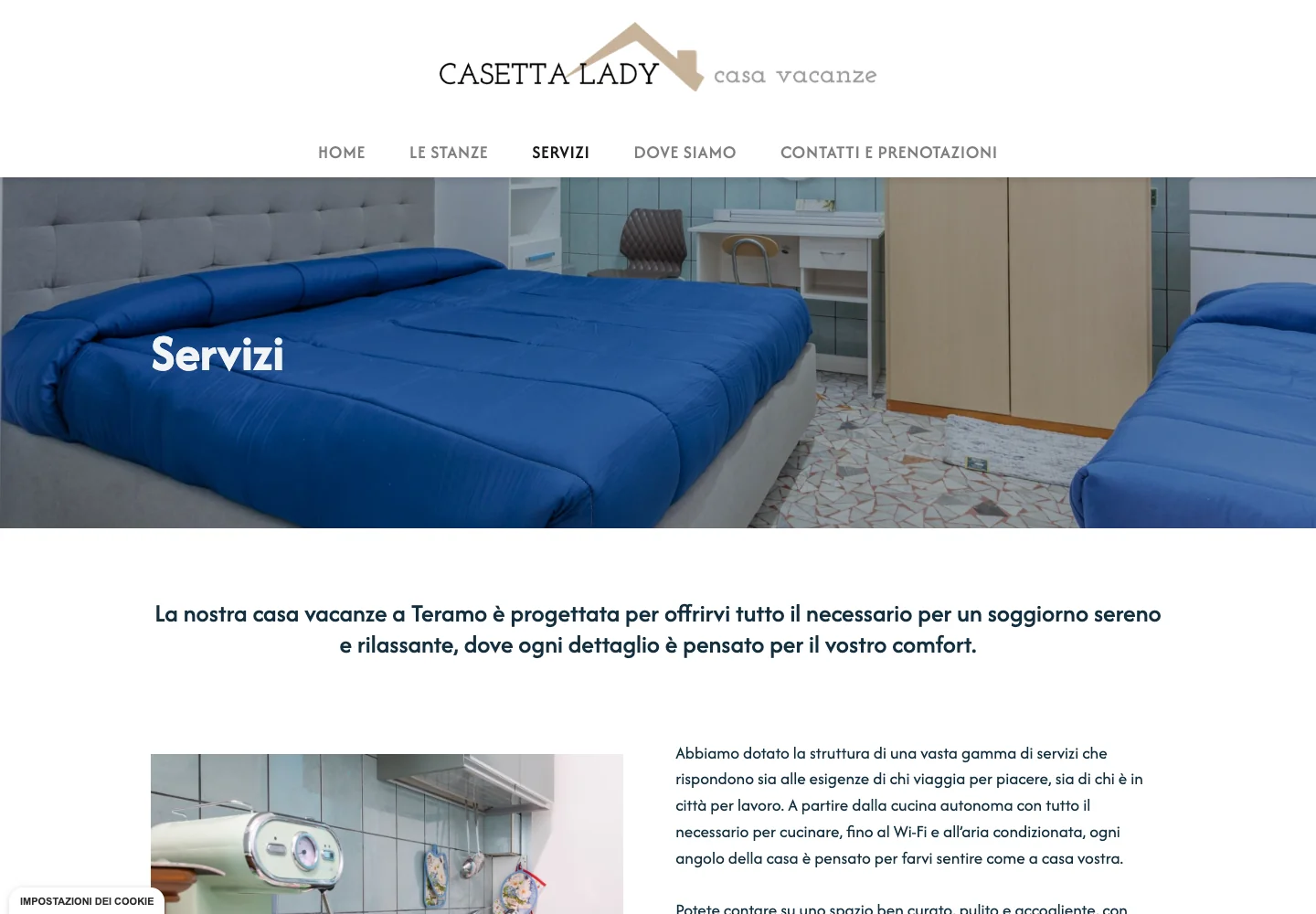Casetta Lady — Servizi
