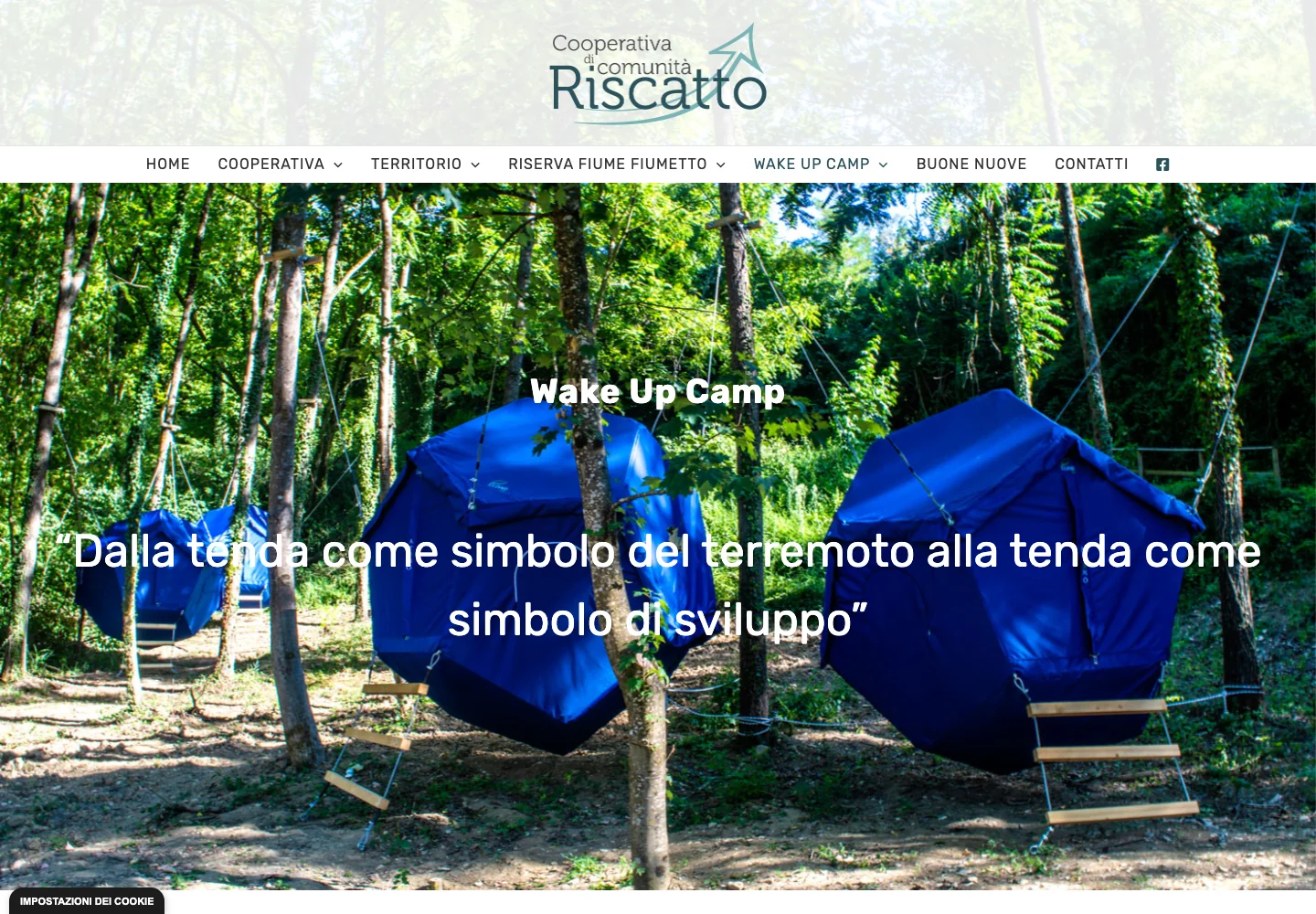 Coocori · Cooperativa Riscatto — Wake Up Camp