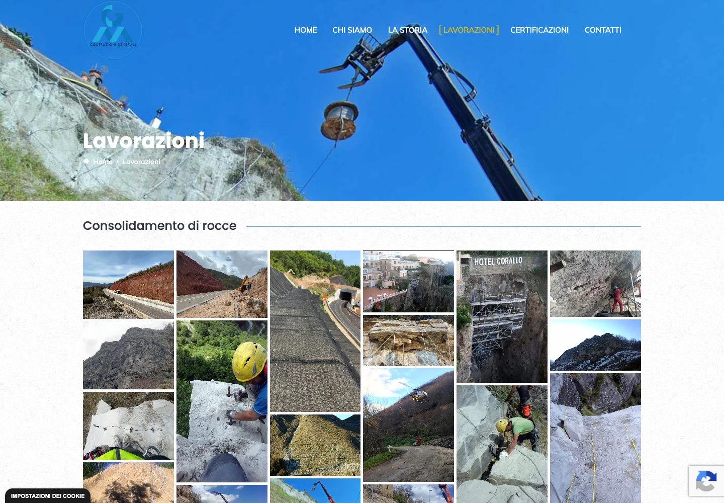 GM Costruzioni Generali · Web — Lavorazioni