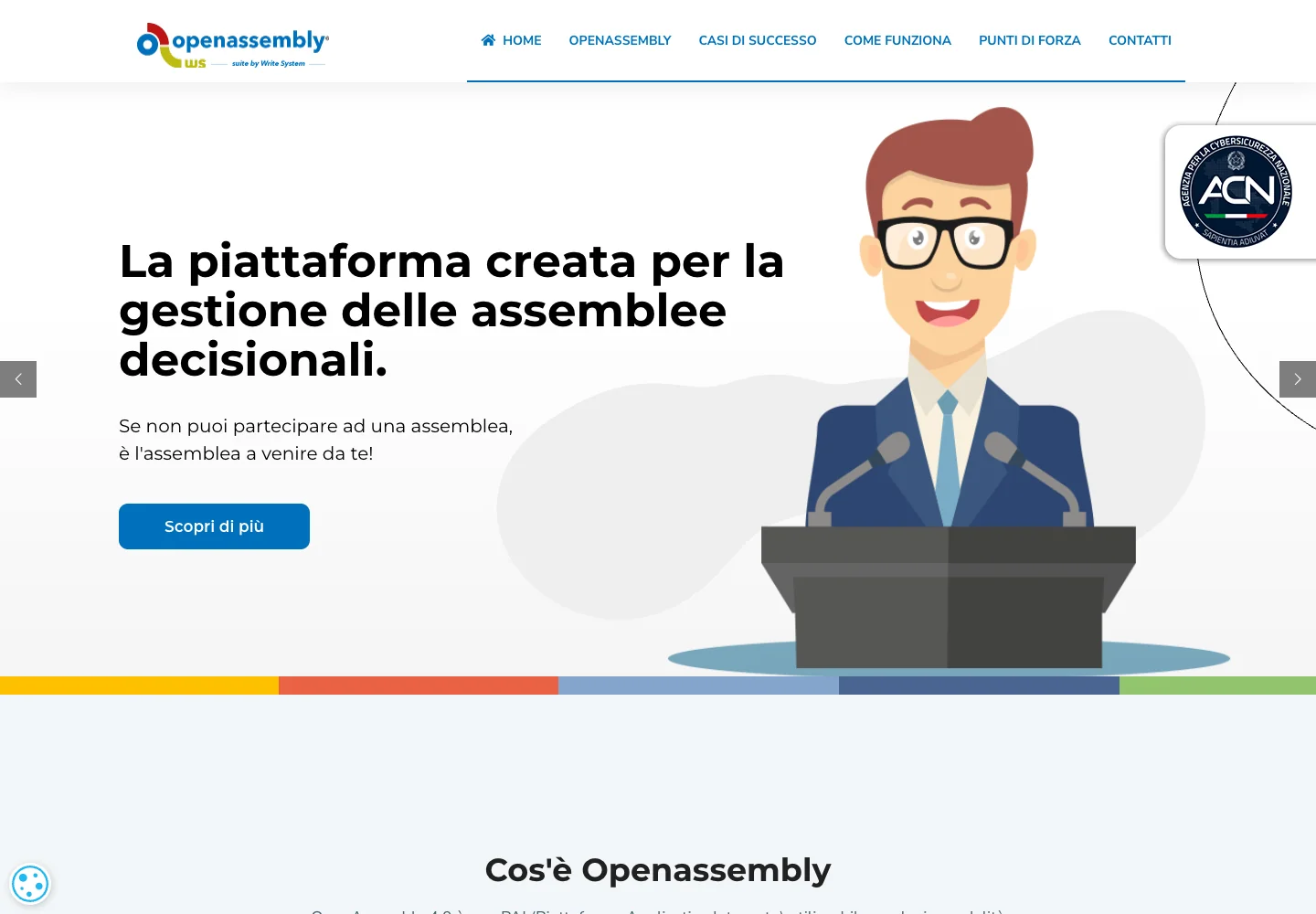OpenAssembly · Sito web — Home