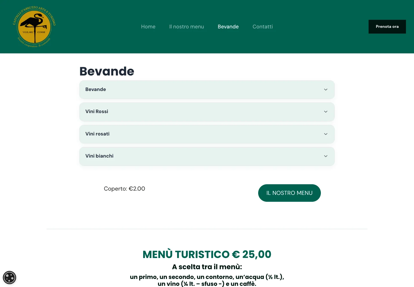 Caffè Ristorante Grue — Bevande