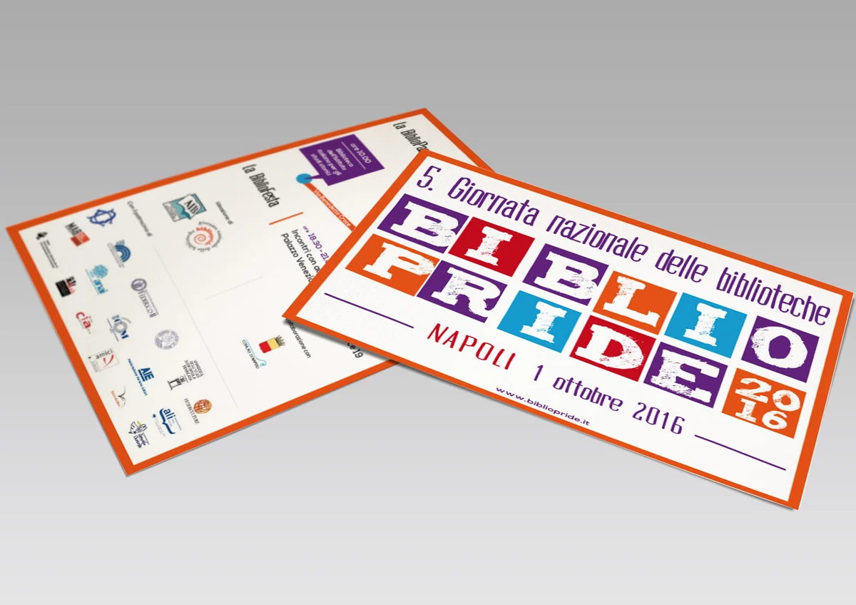 Cartolina Bibliopride 2016